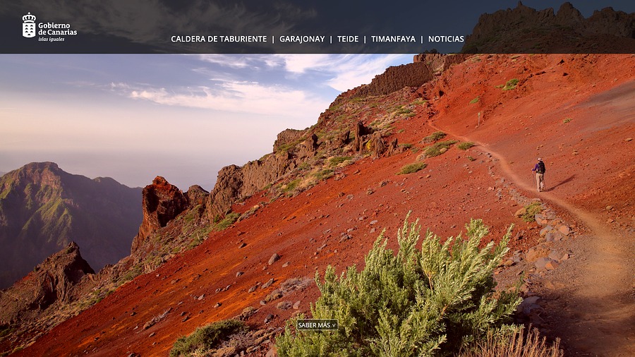 Transición Ecológica estrena la web única de los cuatro Parques Nacionales de Canarias para unificar Caldera de Taburiente, Garajonay, Teide y Timanfaya