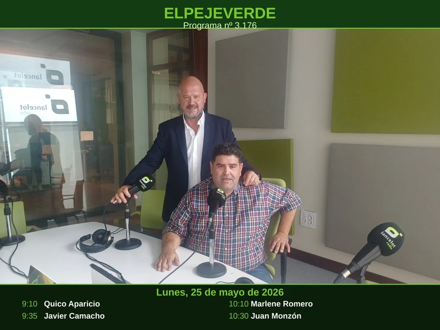 Elpejeverde celebra su programa 3.176 con una mañana de entrevistas de peso