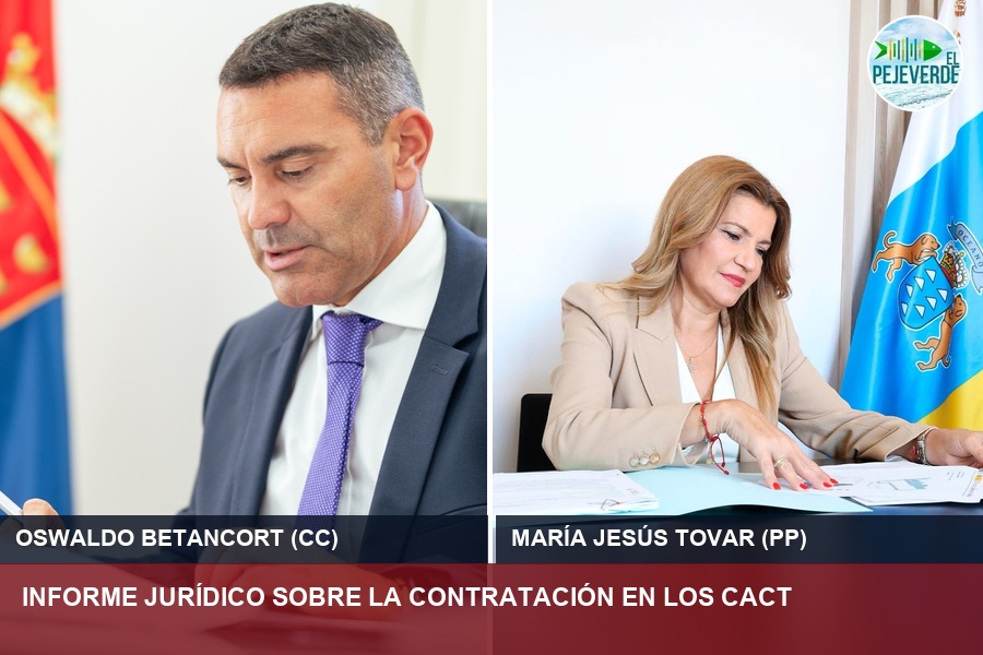 Betancort pide al PP que tome medidas con Ángel Vázquez tras el informe de los CACT
