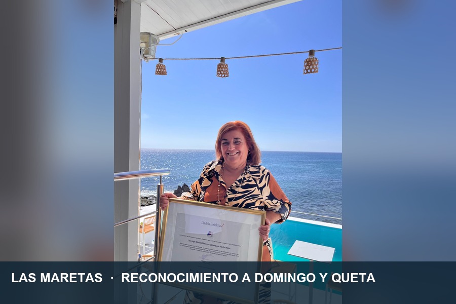 Domingo en la sala, Queta en la cocina: así es la casa reconocida en Costa Teguise