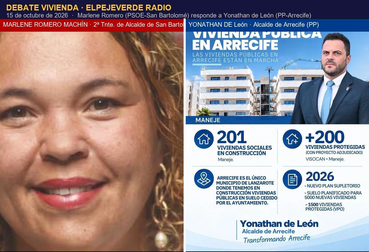 Marlene acusa a Arrecife de haberle “robado” naves industriales que pretendían instalarse en Playa Honda