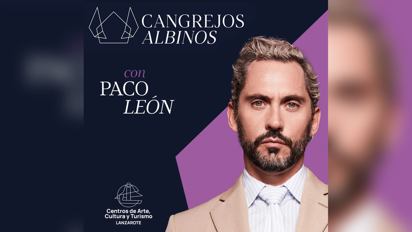 Jameos del Agua acoge el 14 de noviembre la charla de Paco León, con destino solidario elegido por el público