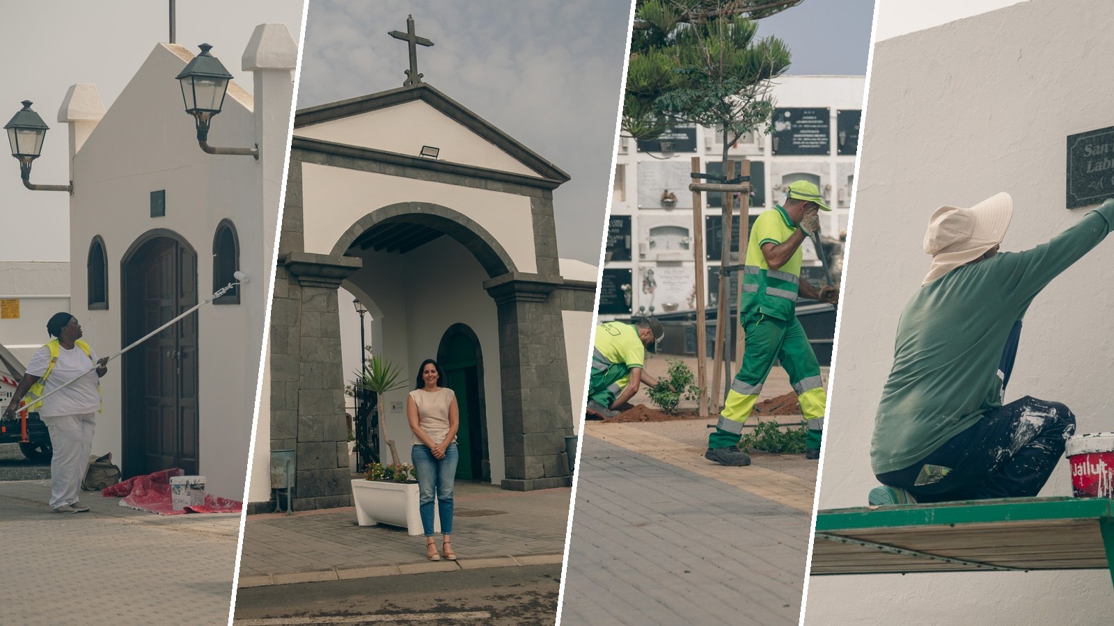 Velas con mensajes para los seres queridos: la novedad de Arrecife en el cementerio de San Román