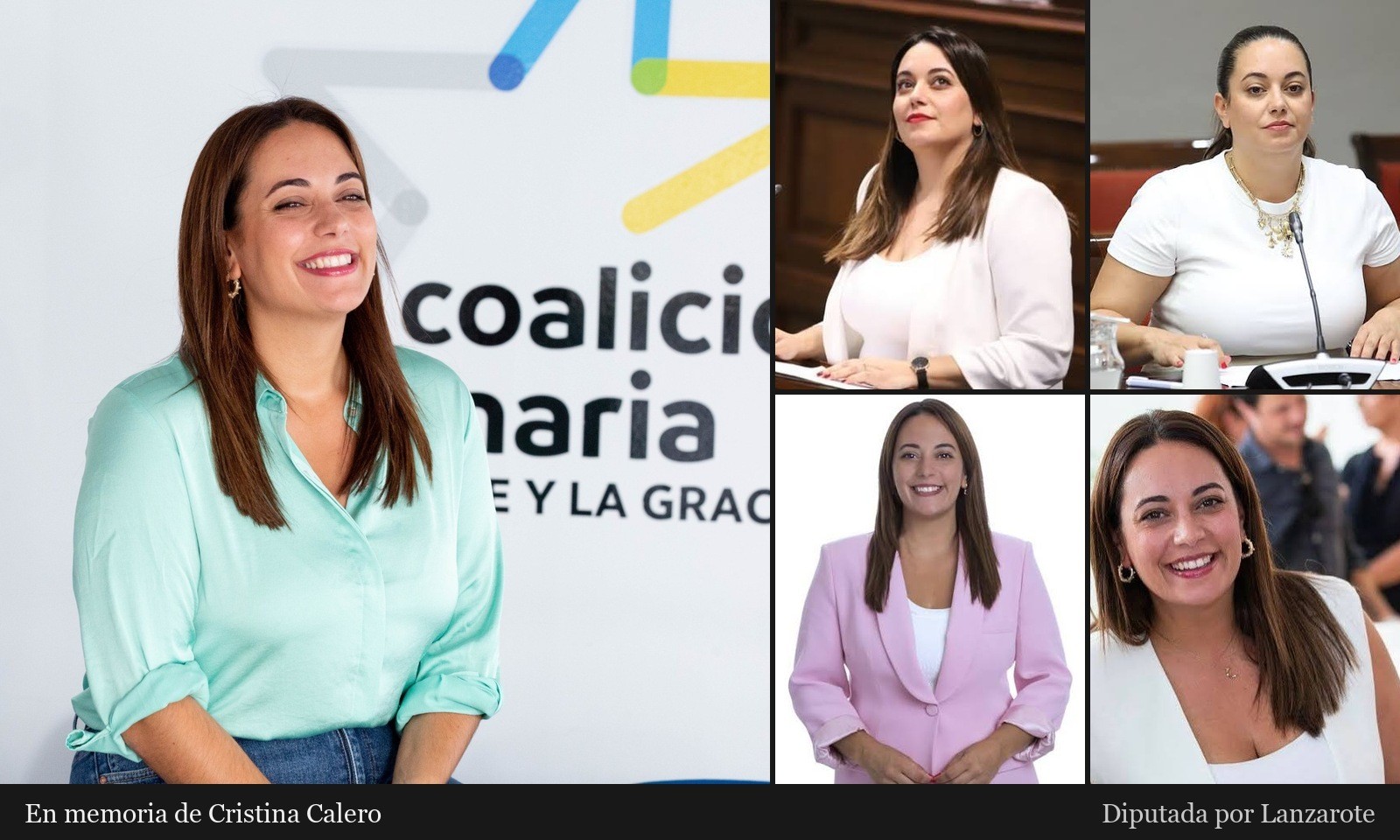 Luto en Lanzarote: la política canaria se rinde ante la sonrisa de Cristina Calero. “Estamos rotos”, “No encuentro palabras” y todas las reacciones