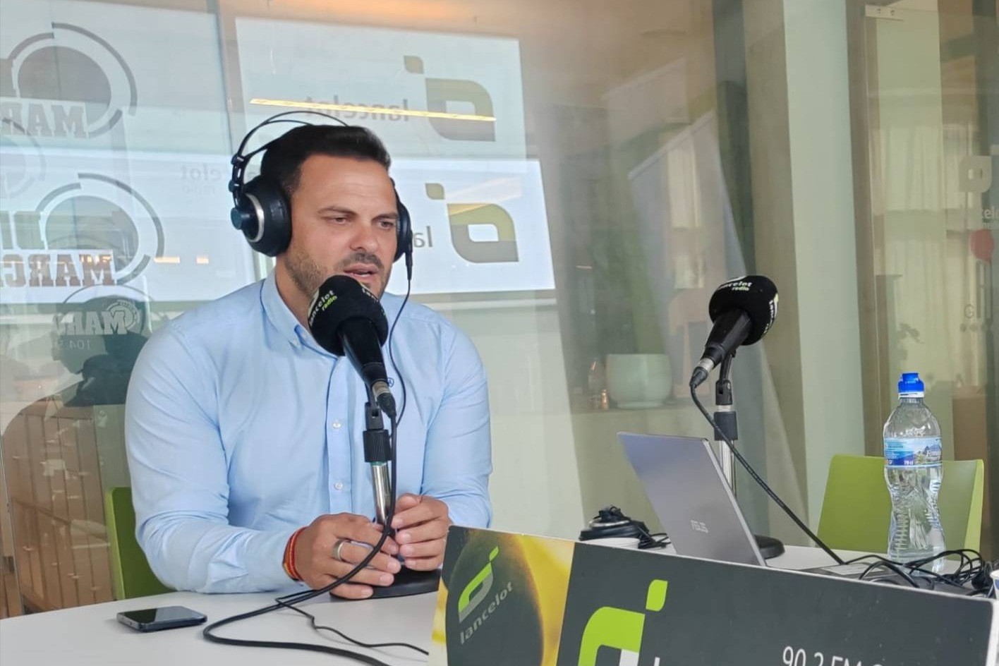 Yonathan de León en el programa Elpejeverde, emitido en Lancelot Radio