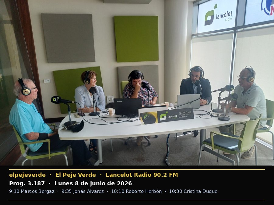 Estudio de Lancelot Radio, sede del programa El Pejeverde