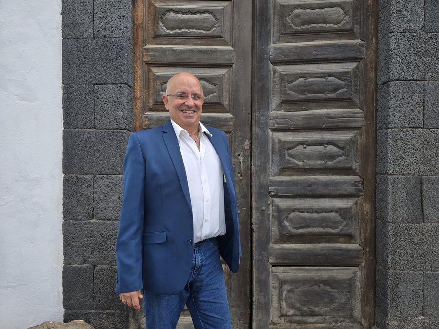 Fernando Jiménez, concejal de NC-BC en el Ayuntamiento de Teguise. Foto: NC-BC Lanzarote