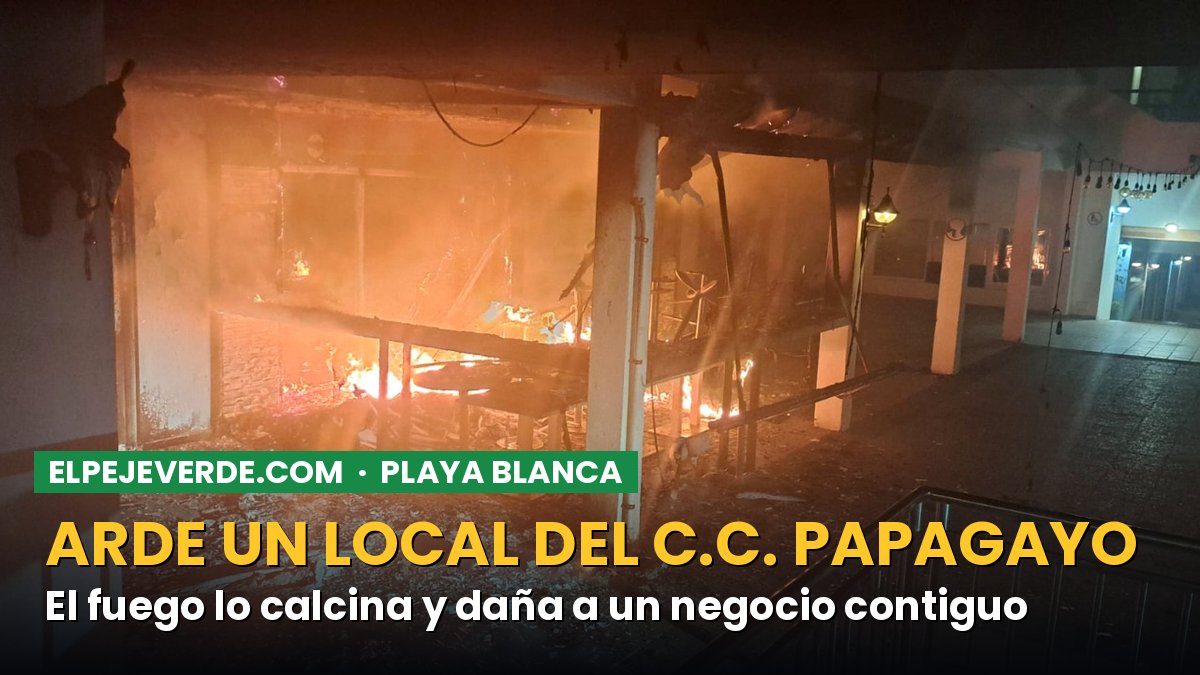 Incendio Playa Blanca