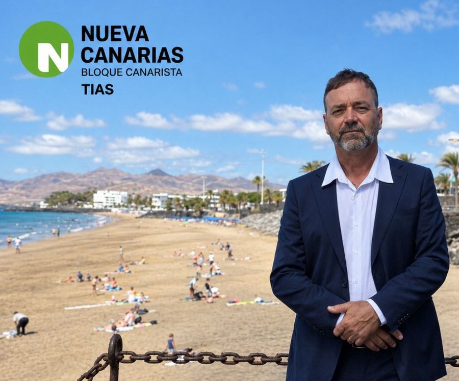 El presidente de NC-BC en Tías, Juan de León, en una imagen reciente. / NC-BC Tías