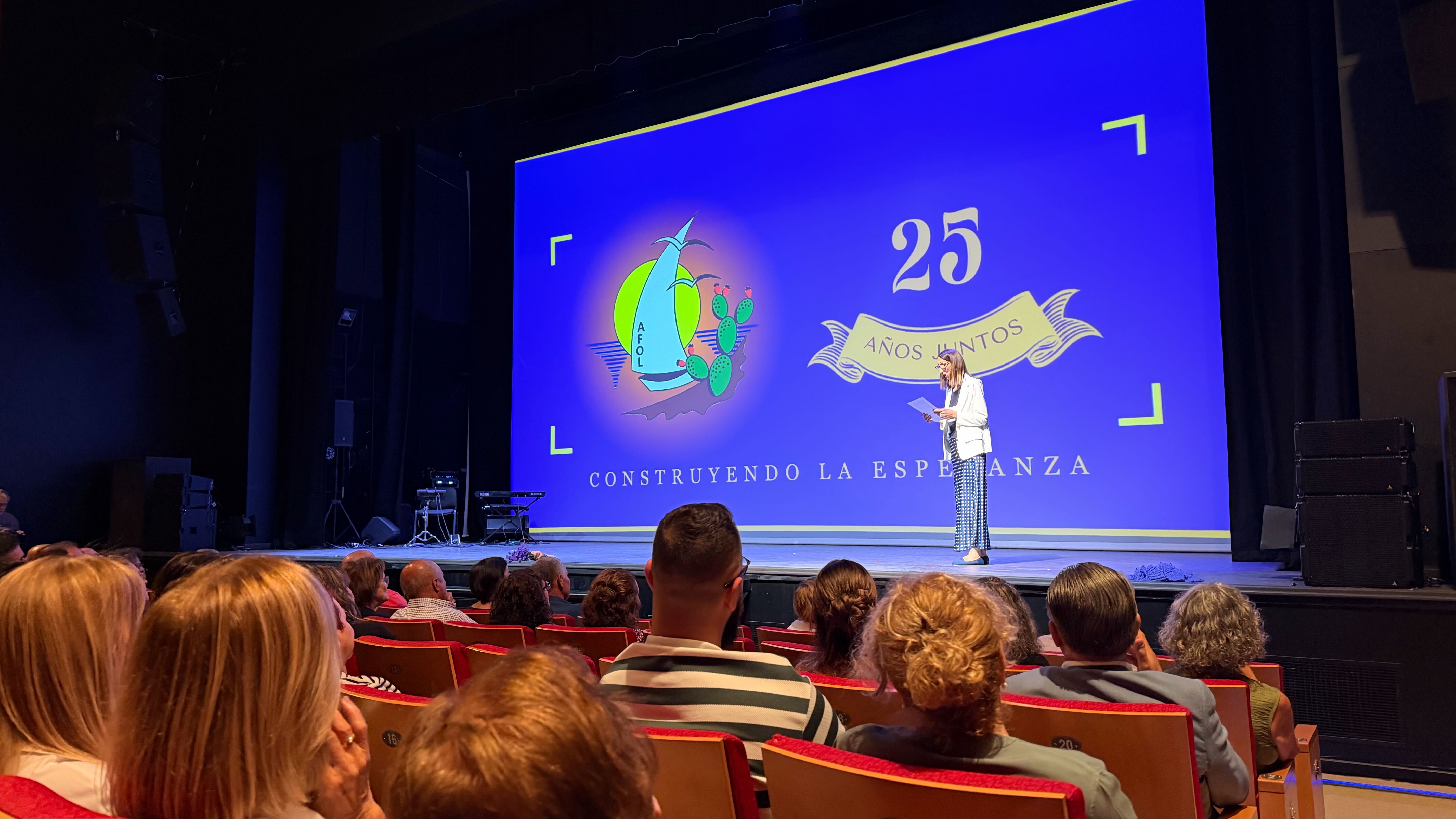 Acto 25 Aniversario AFOL en el Teatro El Salinero de Arrecife