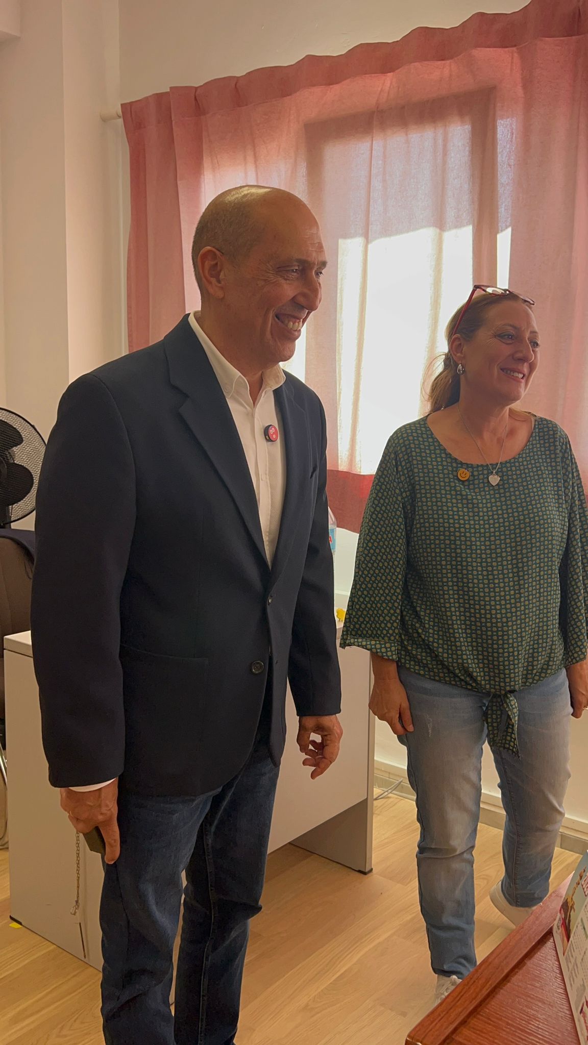 El delegado del Gobierno en Lanzarote visita la sede de CCOO en Arrecife