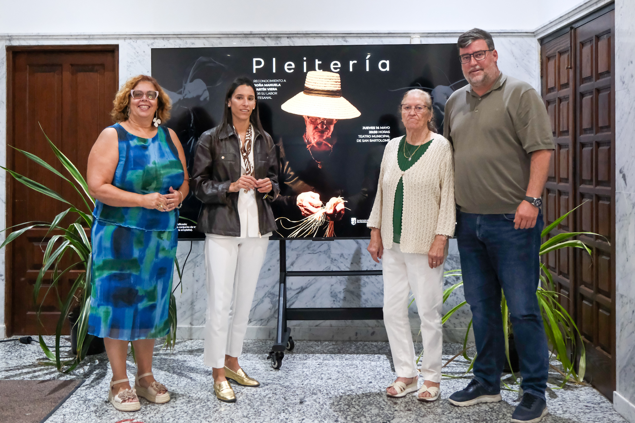 Presentación del acto Pleitería en el Ayuntamiento de San Bartolomé