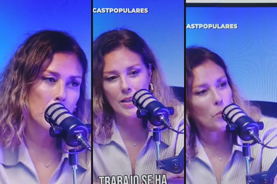 Ástrid Pérez, en imágenes de los reels publicados en el podcast del PP durante las últimas semanas / Fotos: PP de Lanzarote