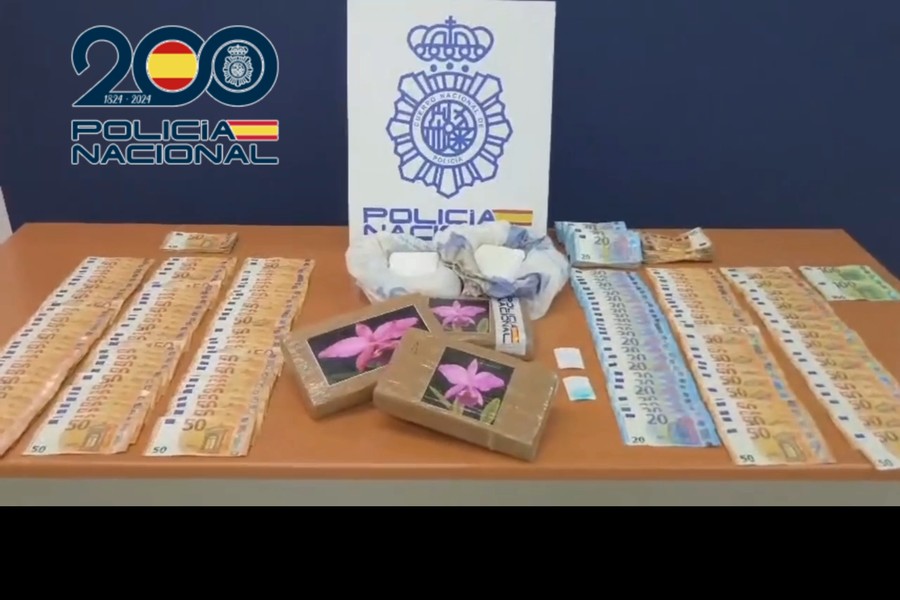Cocaína, efectivo y material intervenido en la Operación Norte en Lanzarote / Foto: Policía Nacional
