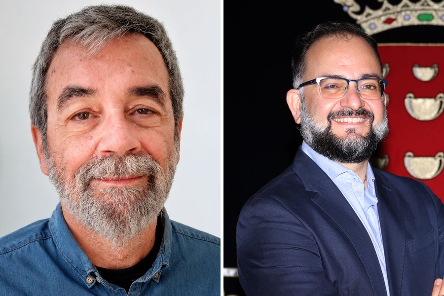 Carlos Espino (PSOE de Lanzarote) y Jorge Peñas (Izquierda Unida Canaria Lanzarote), autores de los dos artículos / Fotos: PSOE de Lanzarote e IUC Lanzarote